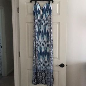 Tommy Bahama Strapless Maxi Dress